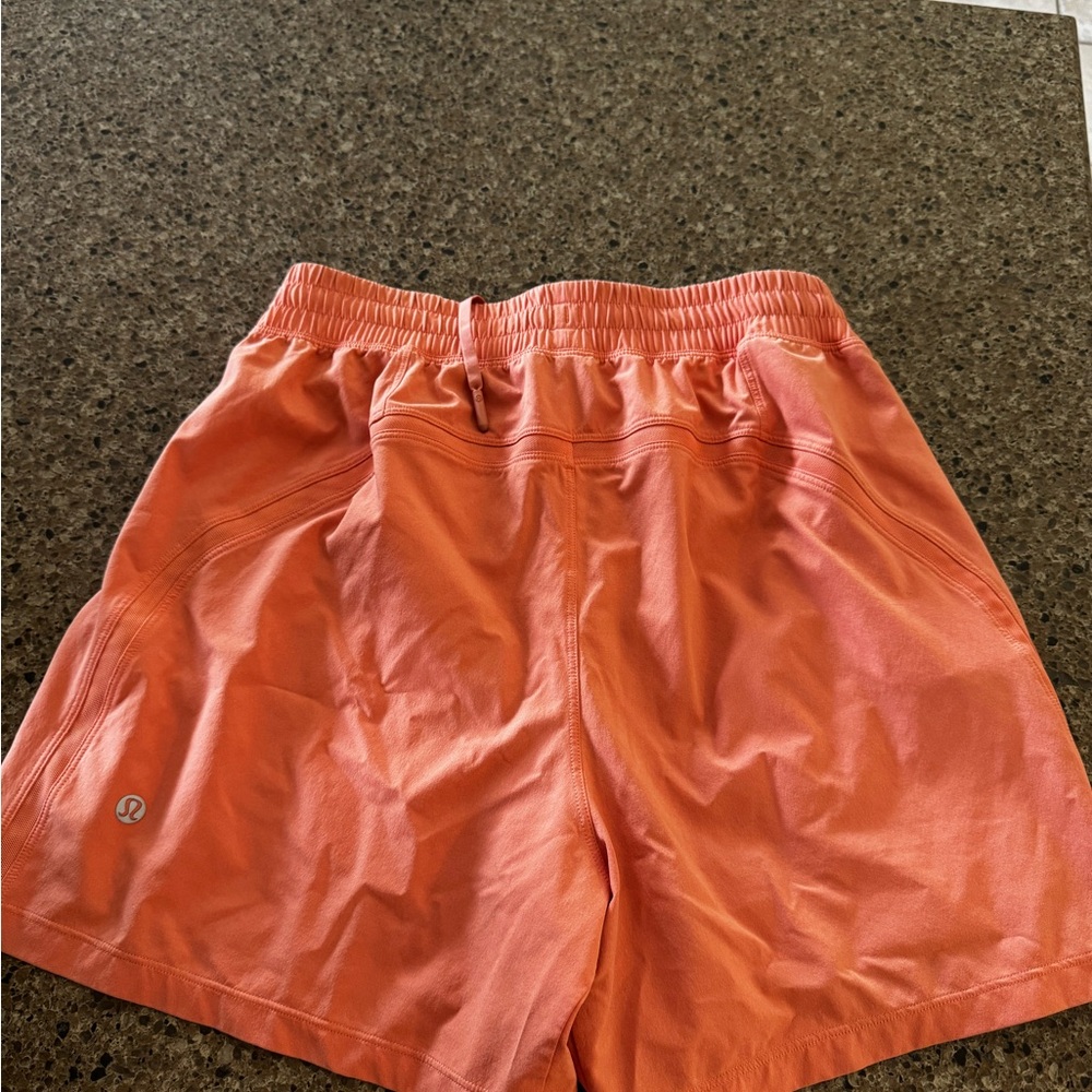Lululemon Salmon Athletic Shorts Unlined